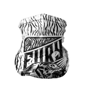 Бандана-труба 3D с принтом Fury Tiger в Екатеринбурге, 100% полиэстер, ткань с особыми свойствами — Activecool | плотность 150‒180 г/м2; хорошо тянется, но сохраняет форму | Тематика изображения на принте: 