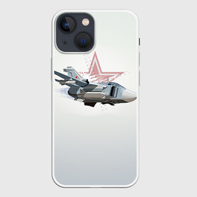 Чехол для iPhone 13 mini с принтом Су 24 в Екатеринбурге,  |  | авиация