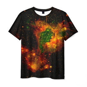 Мужская футболка 3D с принтом Космос в Екатеринбурге, 100% полиэфир | прямой крой, круглый вырез горловины, длина до линии бедер | space | star | вселенная | звезды | земля | космический | космос | плеяды | пространство