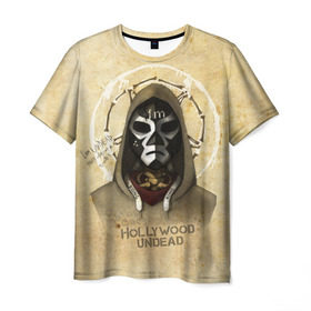Мужская футболка 3D с принтом Hollywood Undead. Funny Man в Екатеринбурге, 100% полиэфир | прямой крой, круглый вырез горловины, длина до линии бедер | king | kong | rapcore | альварес | альтернатива | альтернативный | голливуд | голливудская | дилан | лос анджелес | маска | нежить | рок | рэп | рэпкор