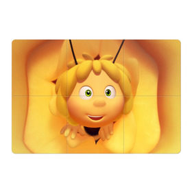 Магнитный плакат 3Х2 с принтом Пчелка Майя в Екатеринбурге, Полимерный материал с магнитным слоем | 6 деталей размером 9*9 см | Тематика изображения на принте: пчелка майя