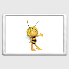 Магнит 45*70 с принтом Пчелка Майя в Екатеринбурге, Пластик | Размер: 78*52 мм; Размер печати: 70*45 | пчелка майя