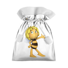 Подарочный 3D мешок с принтом Пчелка Майя в Екатеринбурге, 100% полиэстер | Размер: 29*39 см | пчелка майя