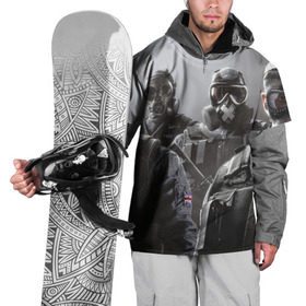 Накидка на куртку 3D с принтом Tom Clancy Rainbow Six в Екатеринбурге, 100% полиэстер |  | clancy | rainbow | six | tom | автоматы | игры | маски | мужчины | осада | солдаты