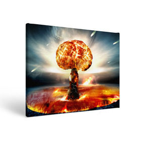 Холст прямоугольный с принтом Атомный взрыв в Екатеринбурге, 100% ПВХ |  | city | earth | explosion | mushroom | night | nuclear | sky | атомный | взрыв | город | гриб | земля | небо | ночь