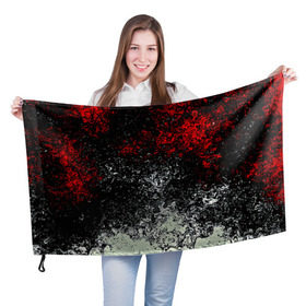 Флаг 3D с принтом Взрыв красок в Екатеринбурге, 100% полиэстер | плотность ткани — 95 г/м2, размер — 67 х 109 см. Принт наносится с одной стороны | брызги | разноцветный | яркий