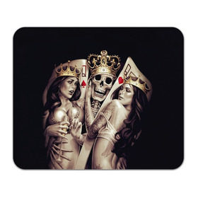 Коврик прямоугольный с принтом Скелетоны в Екатеринбурге, натуральный каучук | размер 230 х 185 мм; запечатка лицевой стороны | Тематика изображения на принте: background | black | cards | color | crown | death | game | girl | hearts | king | queen | skeleton | skull | spades | tattoo | девушки | игра | карты | королевы | король | короны | масть | пики | скелет | тату | фон | черви 
