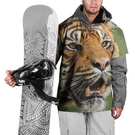 Накидка на куртку 3D с принтом Тигр в Екатеринбурге, 100% полиэстер |  | 