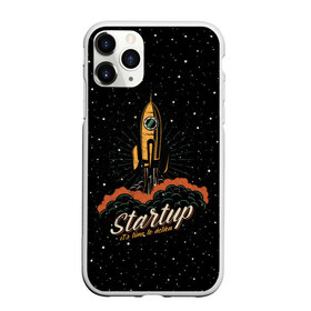 Чехол для iPhone 11 Pro Max матовый с принтом Startup Space в Екатеринбурге, Силикон |  | cosmos | galaxy | planet | rocket | space | star | взлет | галактика | звезды | корабль | космос | планета | ракета