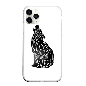 Чехол для iPhone 11 Pro матовый с принтом Wolves Dont Lose Sleep в Екатеринбурге, Силикон |  | animal | beast | moon | night | rage | roar | wolf | вой | волк | волчица | животное | зверь | луна | ночь | рык | ярость