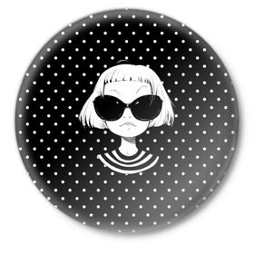 Значок с принтом Готова к охоте в Екатеринбурге,  металл | круглая форма, металлическая застежка в виде булавки | fashion | girl | hunt | style | sweet | women | девочка | девушка | женщина | мода | подруга | стиль