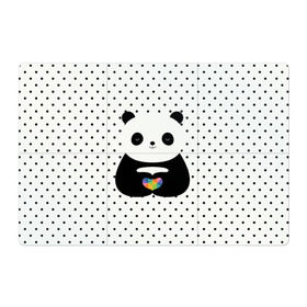 Магнитный плакат 3Х2 с принтом Любовь панды в Екатеринбурге, Полимерный материал с магнитным слоем | 6 деталей размером 9*9 см | Тематика изображения на принте: animal | bear | beast | forest | heart | love | nature | panda | животное | зверь | лес | любовь | медведь | панда | природа | сердце | страсть