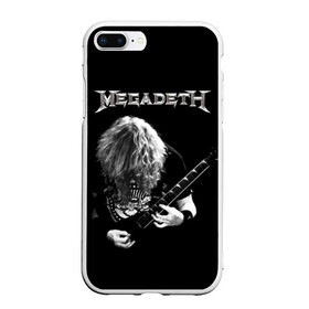 Чехол для iPhone 7Plus/8 Plus матовый с принтом Dave Mustaine в Екатеринбурге, Силикон | Область печати: задняя сторона чехла, без боковых панелей | dave | megadeth | metal | mustaine | rattlehead | rock | thrash | vic | дейв | мастейн | мегадет | метал | рок | треш