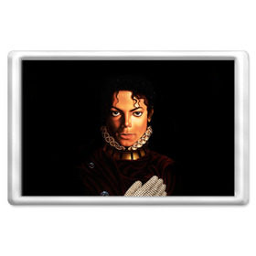 Магнит 45*70 с принтом Король Майкл Джексон в Екатеринбурге, Пластик | Размер: 78*52 мм; Размер печати: 70*45 | king | michael jackson | pop music | король | майкл | музыка | перчатка | поп музыка