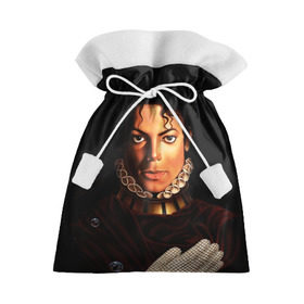 Подарочный 3D мешок с принтом Король Майкл Джексон в Екатеринбурге, 100% полиэстер | Размер: 29*39 см | Тематика изображения на принте: king | michael jackson | pop music | король | майкл | музыка | перчатка | поп музыка