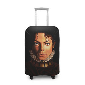 Чехол для чемодана 3D с принтом Король Майкл Джексон в Екатеринбурге, 86% полиэфир, 14% спандекс | двустороннее нанесение принта, прорези для ручек и колес | king | michael jackson | pop music | король | майкл | музыка | перчатка | поп музыка