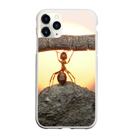 Чехол для iPhone 11 Pro матовый с принтом Муравей в Екатеринбурге, Силикон |  | Тематика изображения на принте: ветка | жук | закат | камень | муравей | насекомые | природа