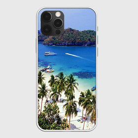 Чехол для iPhone 12 Pro Max с принтом Таиланд в Екатеринбурге, Силикон |  | beach | clouds | islands | palm trees | people | sand | sea | ships | sky | thailand | tourism | корабли | люди | море | небо | облака | острова | пальмы | песок | пляж | таиланд | туризм