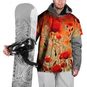 Накидка на куртку 3D с принтом Маковое поле в Екатеринбурге, 100% полиэстер |  | Тематика изображения на принте: flower | красные | лето | поле | полевой цветок | цветочки | цветы