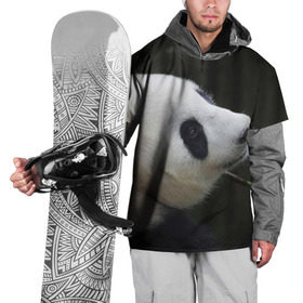 Накидка на куртку 3D с принтом Панда в Екатеринбурге, 100% полиэстер |  | Тематика изображения на принте: 