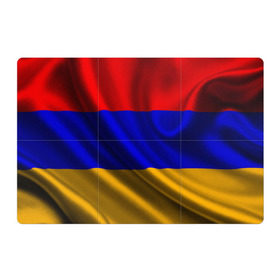 Магнитный плакат 3Х2 с принтом Флаг Армения в Екатеринбурге, Полимерный материал с магнитным слоем | 6 деталей размером 9*9 см | айастан | армения | босеан | вымпел | ереван | знак | знамя | кумач | орифламма | пойс | полотнище | символ | стяг | флаг | флюгарка | хайастан | штандарт