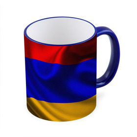 Кружка 3D с принтом Флаг Армения в Екатеринбурге, керамика | ёмкость 330 мл | айастан | армения | босеан | вымпел | ереван | знак | знамя | кумач | орифламма | пойс | полотнище | символ | стяг | флаг | флюгарка | хайастан | штандарт
