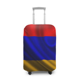 Чехол для чемодана 3D с принтом Флаг Армения в Екатеринбурге, 86% полиэфир, 14% спандекс | двустороннее нанесение принта, прорези для ручек и колес | айастан | армения | босеан | вымпел | ереван | знак | знамя | кумач | орифламма | пойс | полотнище | символ | стяг | флаг | флюгарка | хайастан | штандарт