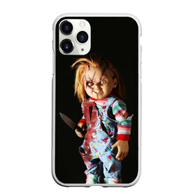 Чехол для iPhone 11 Pro Max матовый с принтом Чаки в Екатеринбурге, Силикон |  | chucky | кино | кровь | кукла | нож | ужасы | чаки
