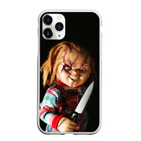 Чехол для iPhone 11 Pro матовый с принтом Чаки в Екатеринбурге, Силикон |  | chucky | кино | кровь | кукла | нож | ужасы | чаки