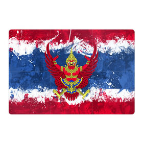 Магнитный плакат 3Х2 с принтом Таиланд в Екатеринбурге, Полимерный материал с магнитным слоем | 6 деталей размером 9*9 см | flag | garuda | thailand | гаруда | таиланд | флаг