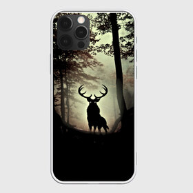 Чехол для iPhone 12 Pro Max с принтом Олень в Екатеринбурге, Силикон |  | деревья | императорский красный олень | лес | олень | природа | рога