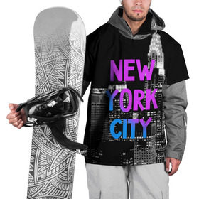 Накидка на куртку 3D с принтом Нью-Йорк в Екатеринбурге, 100% полиэстер |  | Тематика изображения на принте: america | capital | city | lights | new york | night | skyscrapers | tourism | usa | америка | город | ночь | нью йорк | огни | столица | сша | туризм