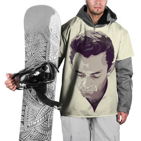 Накидка на куртку 3D с принтом Джонни Кэш в Екатеринбурге, 100% полиэстер |  | johnny cash