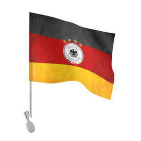 Флаг для автомобиля с принтом Сборная Германии в Екатеринбурге, 100% полиэстер | Размер: 30*21 см | germany | германия | футбольная форма