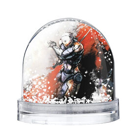 Снежный шар с принтом Ниндзя в Екатеринбурге, Пластик | Изображение внутри шара печатается на глянцевой фотобумаге с двух сторон | anime. игры | metal gear solid
