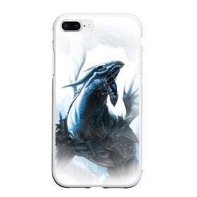 Чехол для iPhone 7Plus/8 Plus матовый с принтом Dragon в Екатеринбурге, Силикон | Область печати: задняя сторона чехла, без боковых панелей | fantasy | дракон | змей | миф | фэнтези