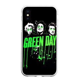 Чехол для iPhone XS Max матовый с принтом Green Day 4 в Екатеринбурге, Силикон | Область печати: задняя сторона чехла, без боковых панелей | american idiot | green day | грин дей | грин дэй