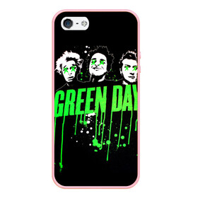 Чехол для iPhone 5/5S матовый с принтом Green Day 4 в Екатеринбурге, Силикон | Область печати: задняя сторона чехла, без боковых панелей | american idiot | green day | грин дей | грин дэй