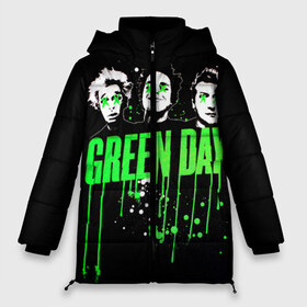 Женская зимняя куртка 3D с принтом Green Day 4 в Екатеринбурге, верх — 100% полиэстер; подкладка — 100% полиэстер; утеплитель — 100% полиэстер | длина ниже бедра, силуэт Оверсайз. Есть воротник-стойка, отстегивающийся капюшон и ветрозащитная планка. 

Боковые карманы с листочкой на кнопках и внутренний карман на молнии | american idiot | green day | грин дей | грин дэй