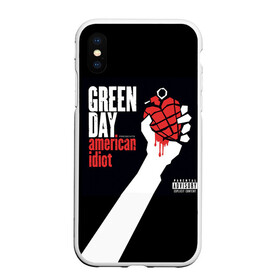 Чехол для iPhone XS Max матовый с принтом Green Day 3 в Екатеринбурге, Силикон | Область печати: задняя сторона чехла, без боковых панелей | american idiot | green day | грин дей | грин дэй