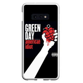 Чехол для Samsung S10E с принтом Green Day 3 в Екатеринбурге, Силикон | Область печати: задняя сторона чехла, без боковых панелей | american idiot | green day | грин дей | грин дэй