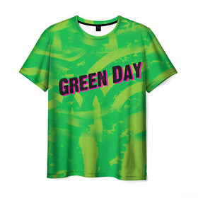 Мужская футболка 3D с принтом Green Day 1 в Екатеринбурге, 100% полиэфир | прямой крой, круглый вырез горловины, длина до линии бедер | american idiot | green day | грин дей | грин дэй
