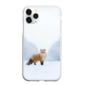 Чехол для iPhone 11 Pro матовый с принтом лесная красотка в Екатеринбурге, Силикон |  | зима | лес | лиса | рыжая | снег | тайга