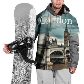 Накидка на куртку 3D с принтом London в Екатеринбурге, 100% полиэстер |  | england | london | vjcn. биг бен | англия | британия | великобритания | владычица морей | город | гостеприимный | дождей | клевый | красивый | лилия | лондон | на темзе | окна | прикольный | столица | тауэр