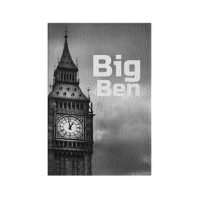 Обложка для паспорта матовая кожа с принтом Big Ben в Екатеринбурге, натуральная матовая кожа | размер 19,3 х 13,7 см; прозрачные пластиковые крепления | england | london | англия | биг бен | лондон