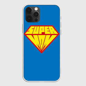Чехол для iPhone 12 Pro Max с принтом Супермама в Екатеринбурге, Силикон |  | мама
