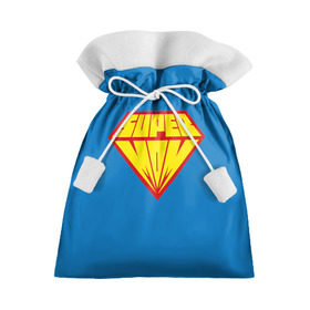 Подарочный 3D мешок с принтом Супермама в Екатеринбурге, 100% полиэстер | Размер: 29*39 см | мама
