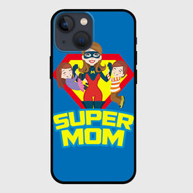 Чехол для iPhone 13 mini с принтом Супермама в Екатеринбурге,  |  | мама