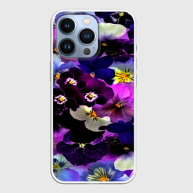 Чехол для iPhone 13 Pro с принтом Flower Garden в Екатеринбурге,  |  | Тематика изображения на принте: паттерн | разноцветный | цветы