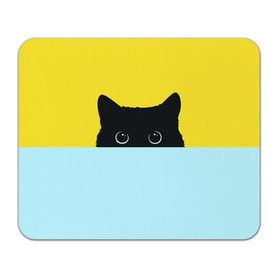 Коврик прямоугольный с принтом Moon в Екатеринбурге, натуральный каучук | размер 230 х 185 мм; запечатка лицевой стороны | Тематика изображения на принте: 3d | cat | kitty | животные | иллюстрация | киса | кот | кот спрятался | котенок | котэ | кошка | минимализм | рисунок | цифровое искусство